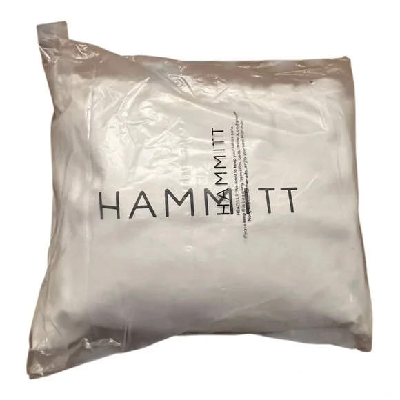 Hammitt VIP Medium Black/Brushed Gold Red Zipper Bag - Picture 11 of 12